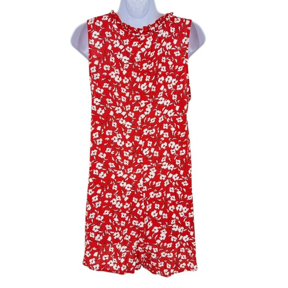 Spiritual Gangster Red Floral Romper with Tassels Size Small - Picture 8 of 14